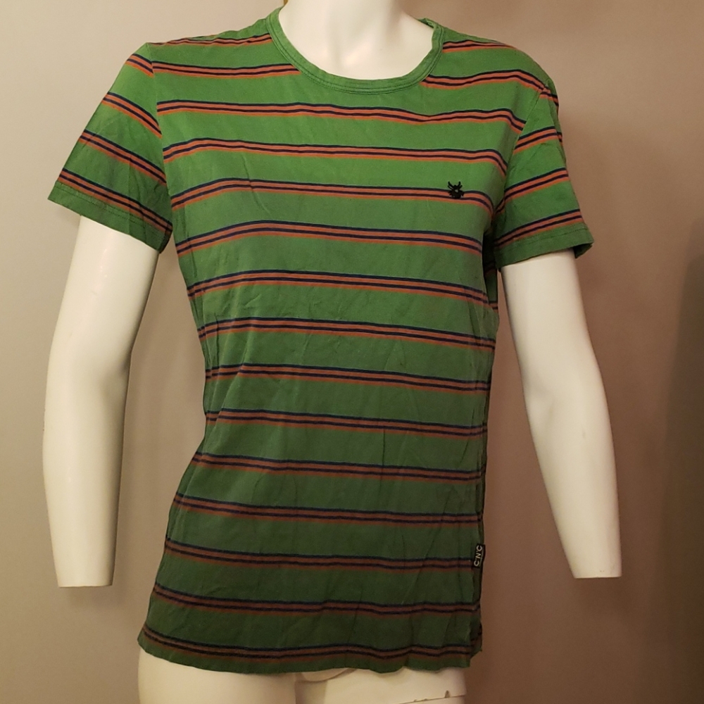 Green striped t shirt